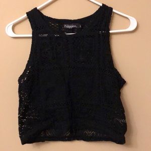 See through Crop Top